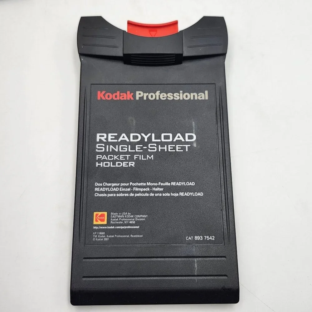 Kodak Professional Ready Load Single Sheet Packet Film Holder In OG Box 893 7542